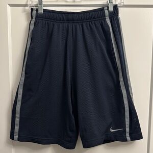 Nike Men's Navy Mesh Basketball Shorts